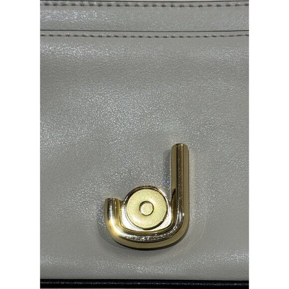 Marc Jacobs Purse The J Marc Shoulder Crossbody Bag Black Beige Cream Gold OS - Picture 15 of 16